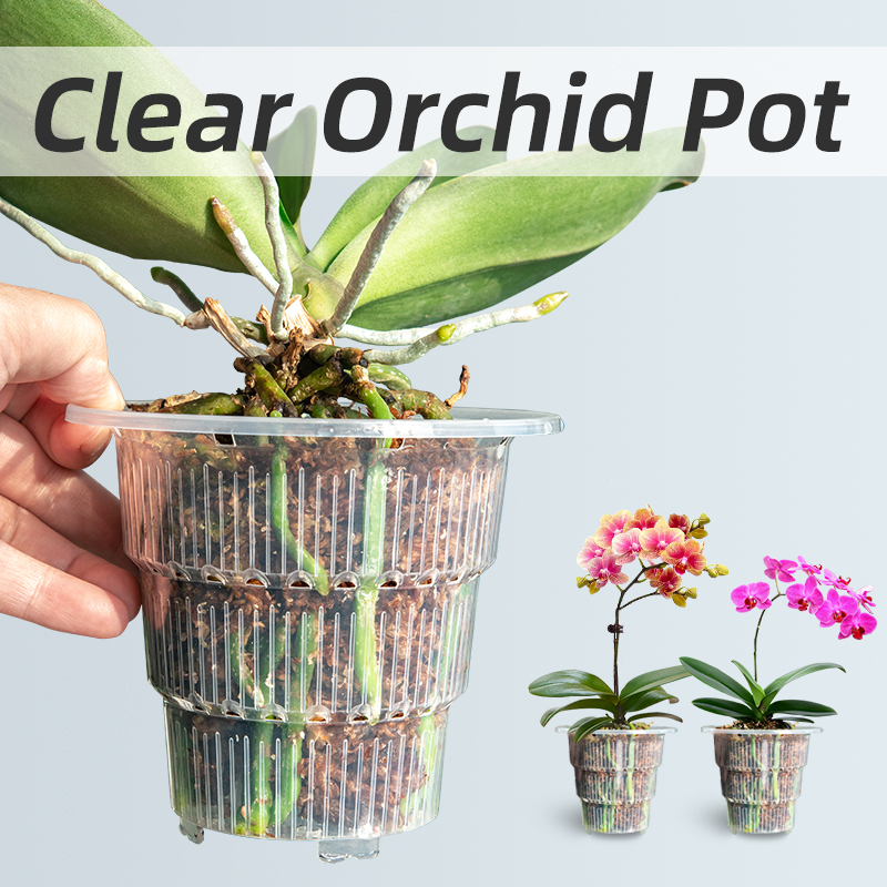 Plant Parent - Прозрачные пластиковые горшки для орхидей с